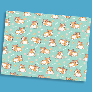 Papel De Seda Corgis pequeño