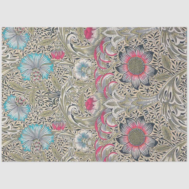 Papel De Seda Corncockle, William Morris (Anverso)