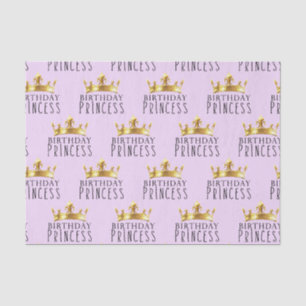 Papel De Seda Corona de Oro Real Cumpleaños Princesa Fiesta