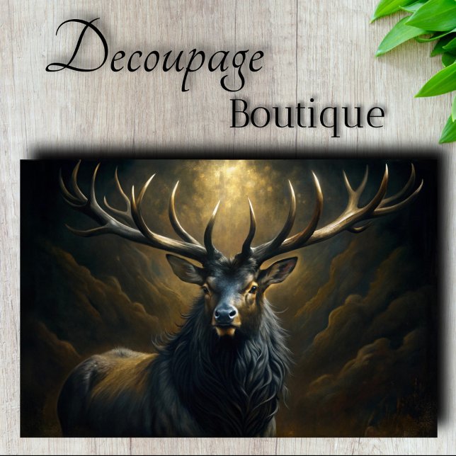 Papel De Seda Corona de Tormenta Decoupage (Storm Crown Decoupage Tissue Paper)