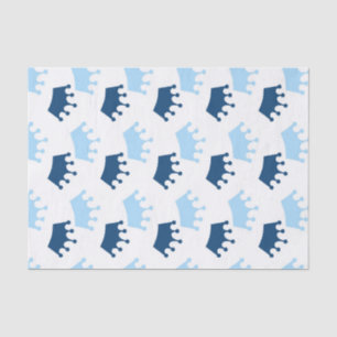 Papel De Seda Coronas Reales Azules Cuento de Hadas Fiesta de Be
