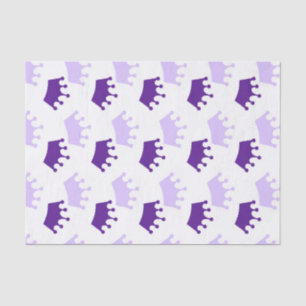 Papel De Seda Coronas Reales Moradas Ducha de Bebé Princesa de C