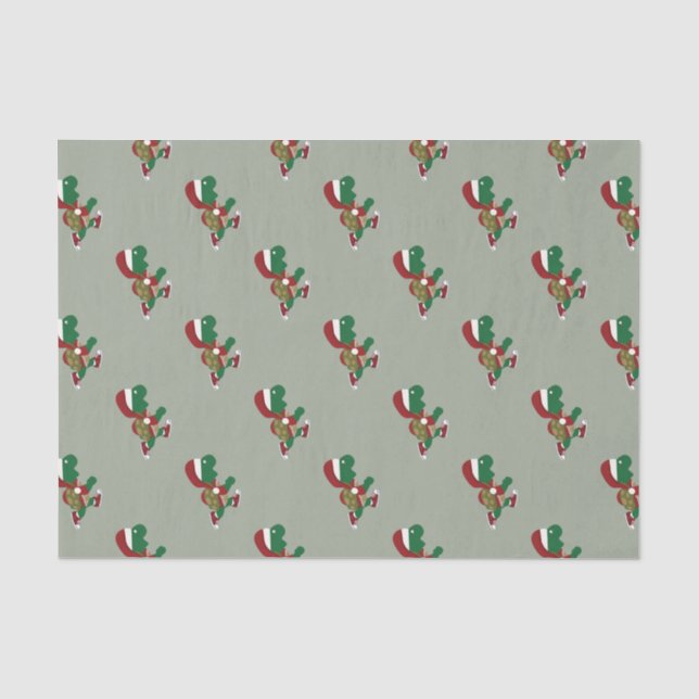 Papel De Seda Corredora de tortugas navidades (Anverso)
