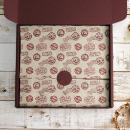 Papel De Seda Correo aéreo navideño de Santa Claus