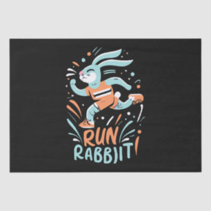 Papel De Seda correr conejo maratón corredor conejito lindo