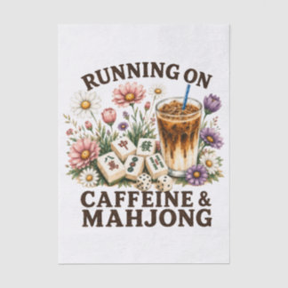 Papel De Seda Corriendo con cafeína y mahjong