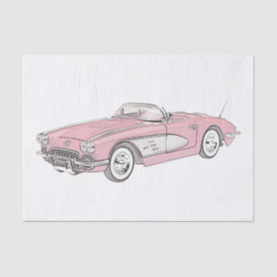 Papel De Seda Corvette Chevy 1958