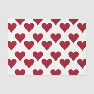 Papel De Seda Cosas de Chicas Corazones (Diseño 46 Serie Roja)