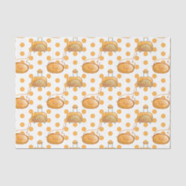 Papel De Seda Cosas de Chicas (Diseño 51 Serie Amarillo/Naranja)
