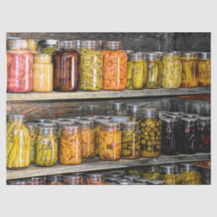 Papel De Seda Cosecha de otoño de reservas en lata