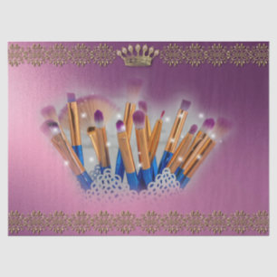 Papel De Seda Cosméticos maquillaje Pincel Glamour