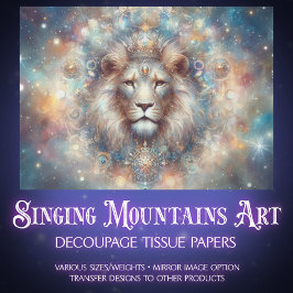 Papel De Seda Cosmic Dreamscape Lion King Craft Decoupage