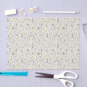 Papel De Seda cosmos tallo delicado floral aéreo elegante natura