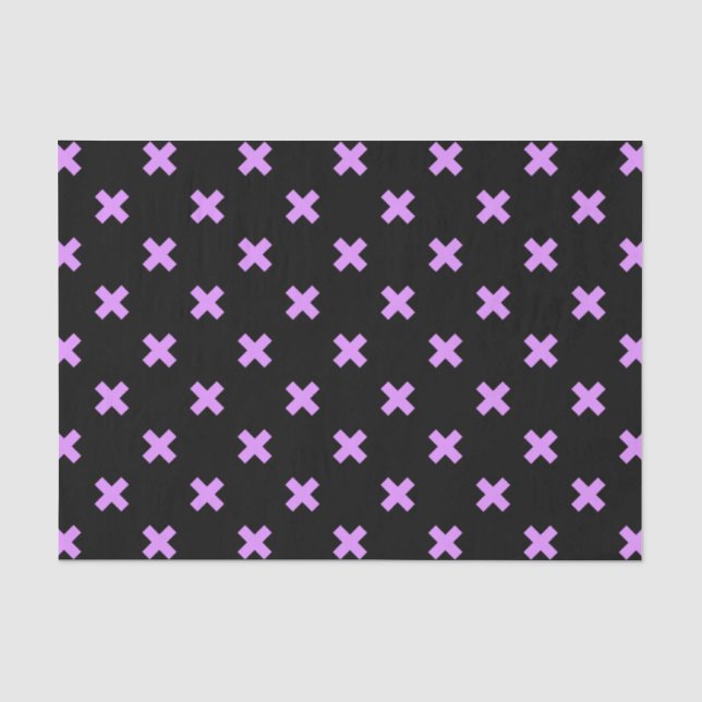 Papel De Seda Costillas de lino sobre negro (Anverso)