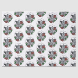 Papel De Seda Costillas florales