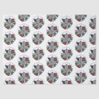 Papel De Seda Costillas florales