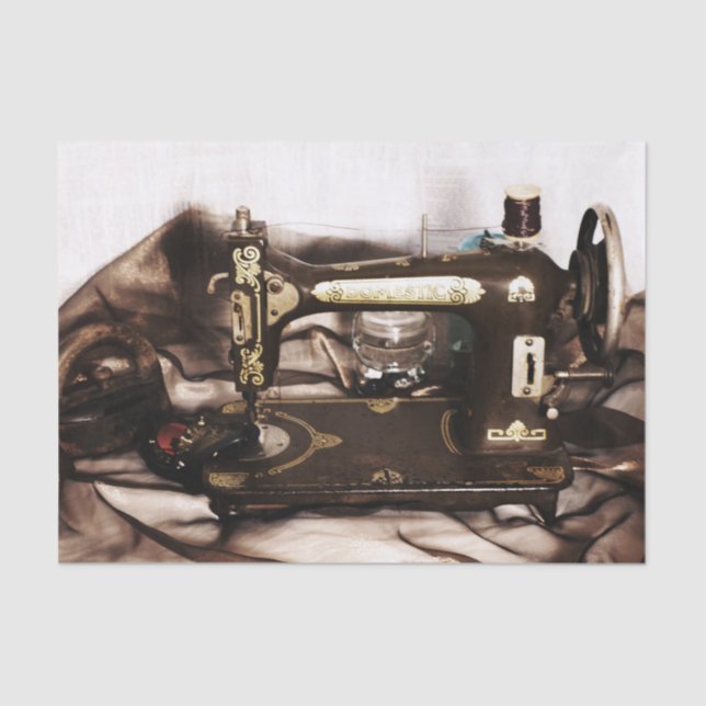 Papel De Seda Costura de Steampunk (Anverso)