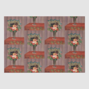 Papel De Seda Cottagecor floral francés vintage de Henri Roussea