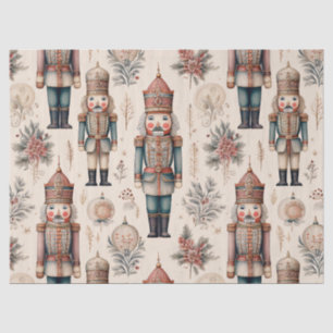 Papel De Seda Cottagecore Cascanueces Salvia Malva Dorado Fiesta