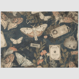 Papel De Seda Cottagecore Moon Moth Botanicals Apothecary