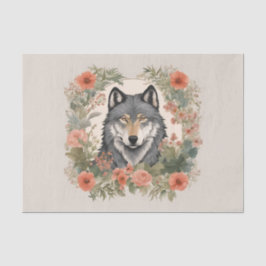 Papel De Seda Cottagecore Wolf Decoupage