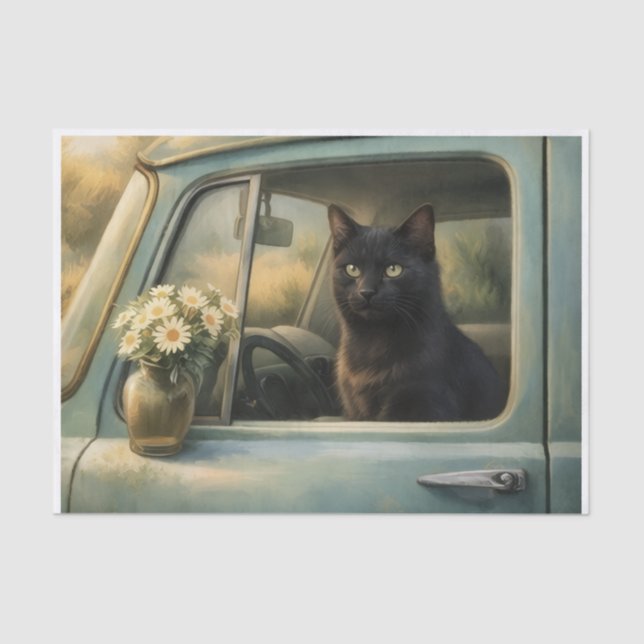 Papel De Seda Country Cat  (Anverso)