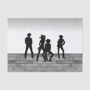 Papel De Seda Country Western Fun