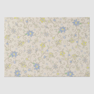 Papel De Seda Cowboy Baby Shower Country Western Blue Boy