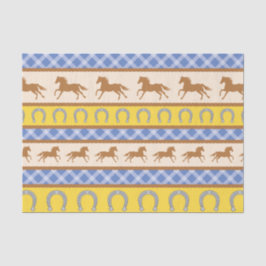 Papel De Seda Cowboy Horse Pony Cute Primer Fiesta