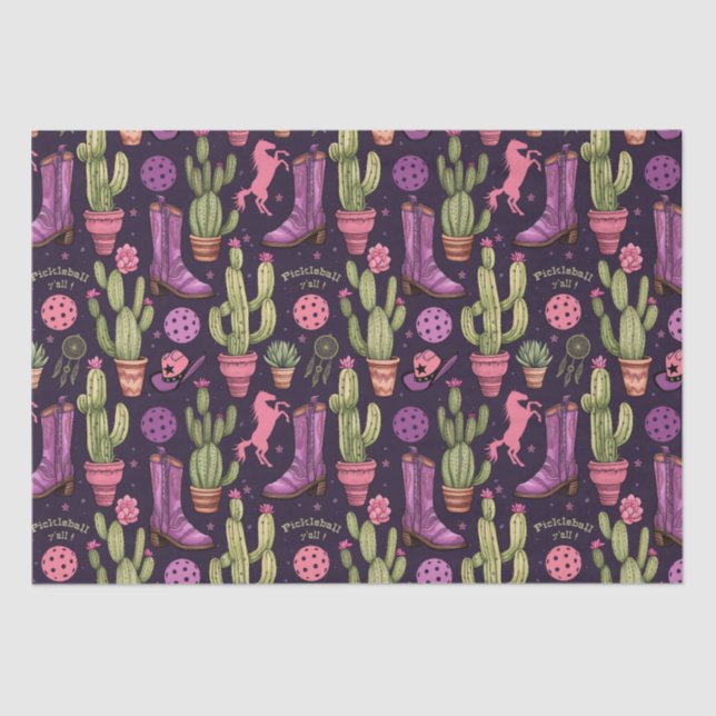 Papel De Seda 🐴 🌵 Cowgirl (Anverso)