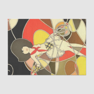 Papel De Seda “Cowgirl con lazo” de Jose Carlos
