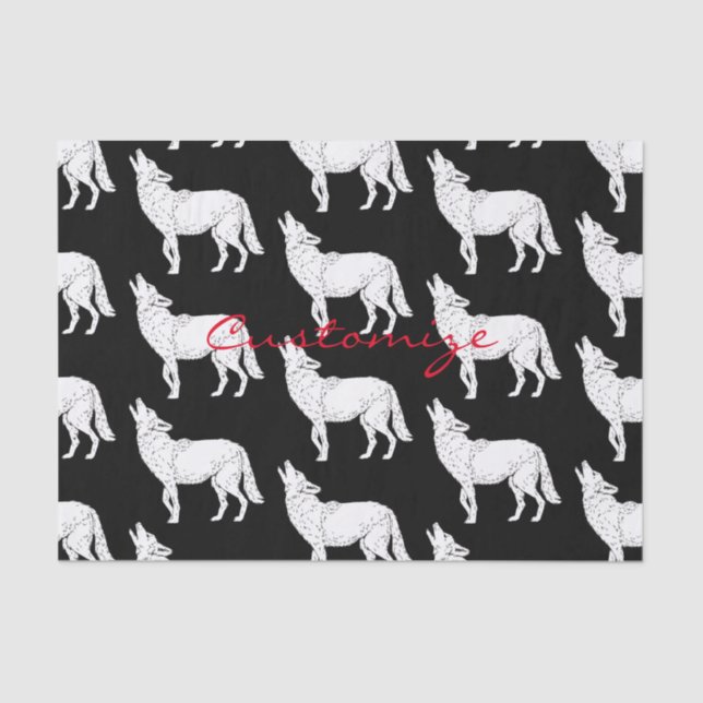 Papel De Seda Coyote Howling Thunder_Cove (Anverso)