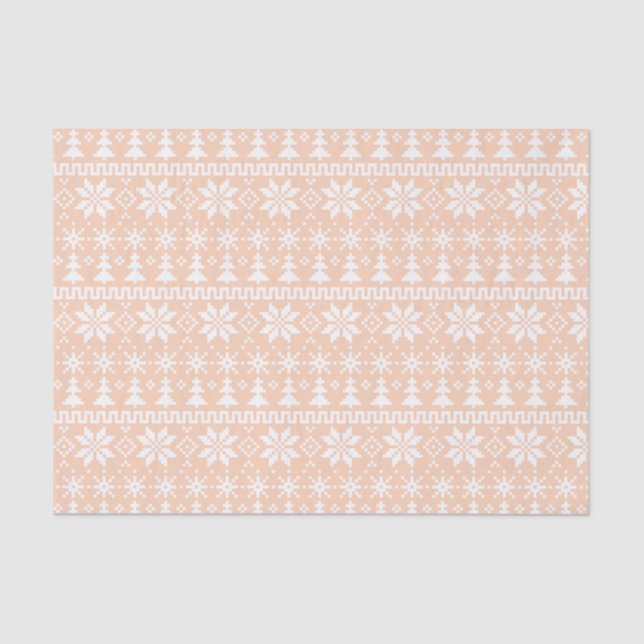 Papel De Seda Cozy Fair Isle (Anverso)