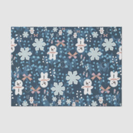 Papel De Seda Cozy Whimsical Holiday Throw Pillow