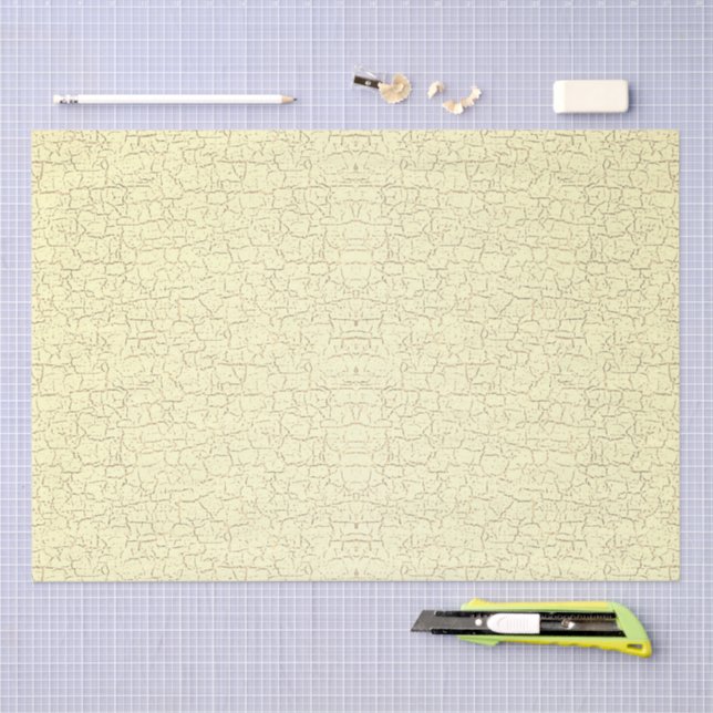 Papel De Seda Crackle Effect Custom Design Decoupage Paper (Artesanía)