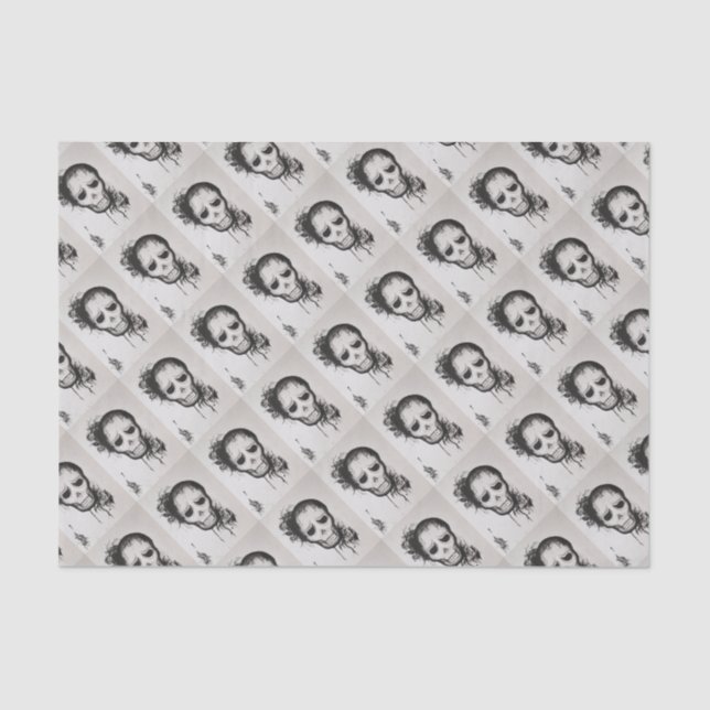 Papel De Seda Cráneo (Anverso)