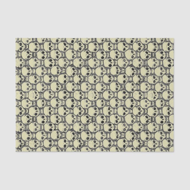 Papel De Seda Cráneos de la pared o' (Anverso)