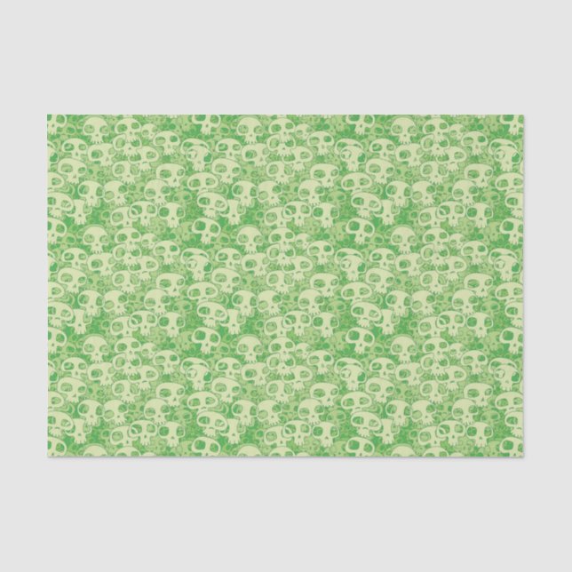 Papel De Seda Cráneos frescos (Anverso)