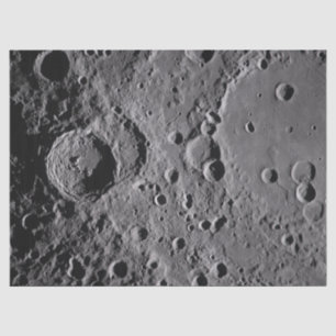 Papel De Seda Cráteres lunares Artemis II
