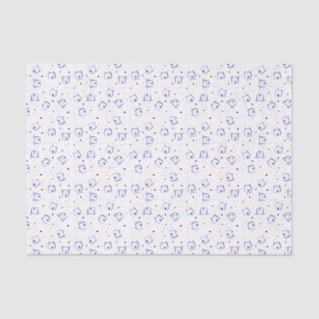 Papel De Seda Crayon Cuties Westie Tejido Paper (Anverso)