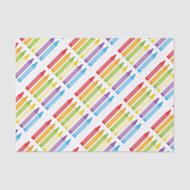 Papel De Seda Crayon Patter Tissue Paper (Anverso)