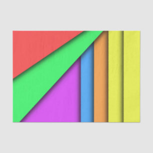 Papel De Seda Crayon Rainbow