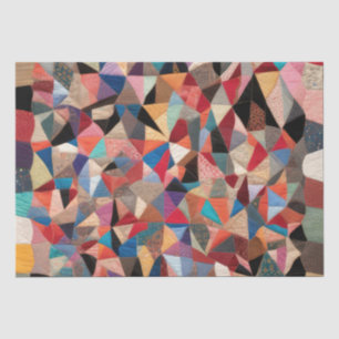 Papel De Seda Crazy Quilt Design