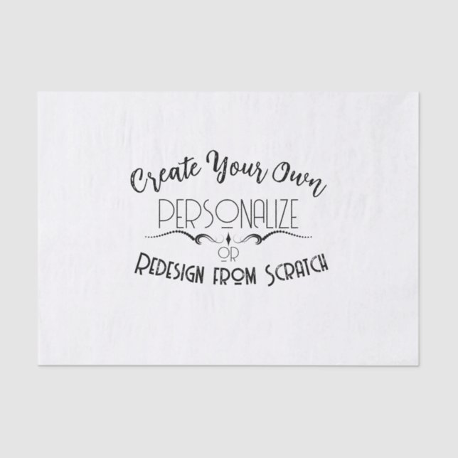 Papel De Seda Crea el tuyo (Anverso)