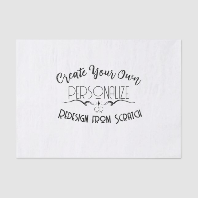 Papel De Seda Crea lo tuyo (Anverso)