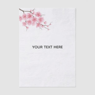 Papel De Seda Crea Tu Propia Flor De Cerezo