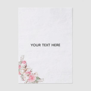 Papel De Seda Crea Tu Propia Floral