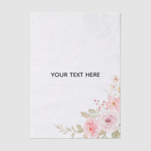 Papel De Seda Crea Tu Propia Floral