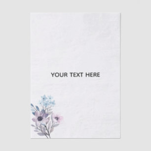 Papel De Seda Crea Tu Propia Floral