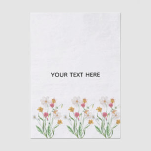 Papel De Seda Crea Tu Propia Floral
